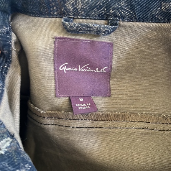 Patterned jean jacket - Picture 4 of 5